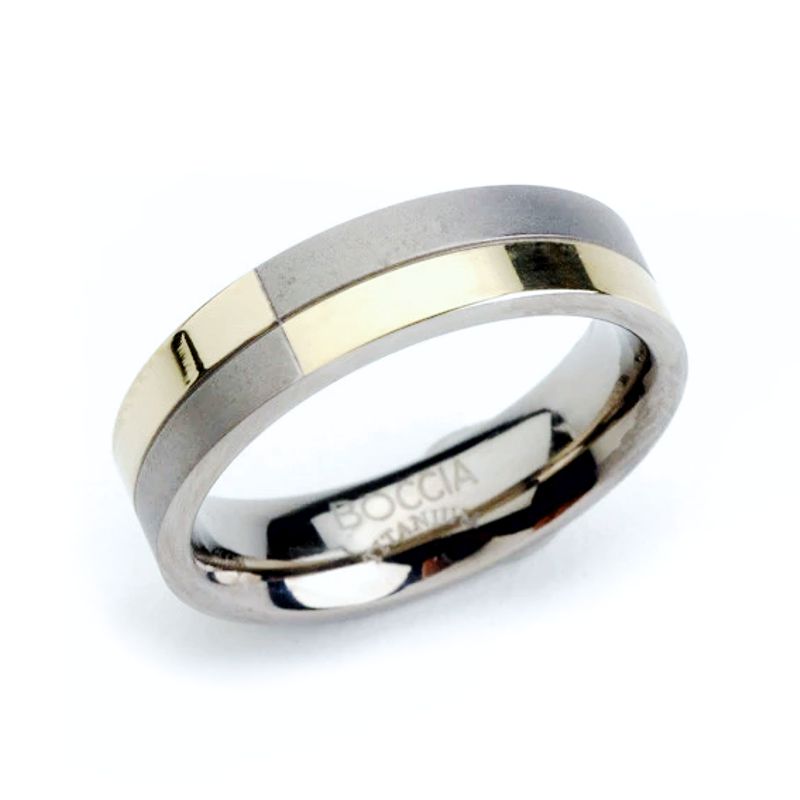 Boccia Titanium with Gold plating in Sections - 1011-10 - Click Image to Close